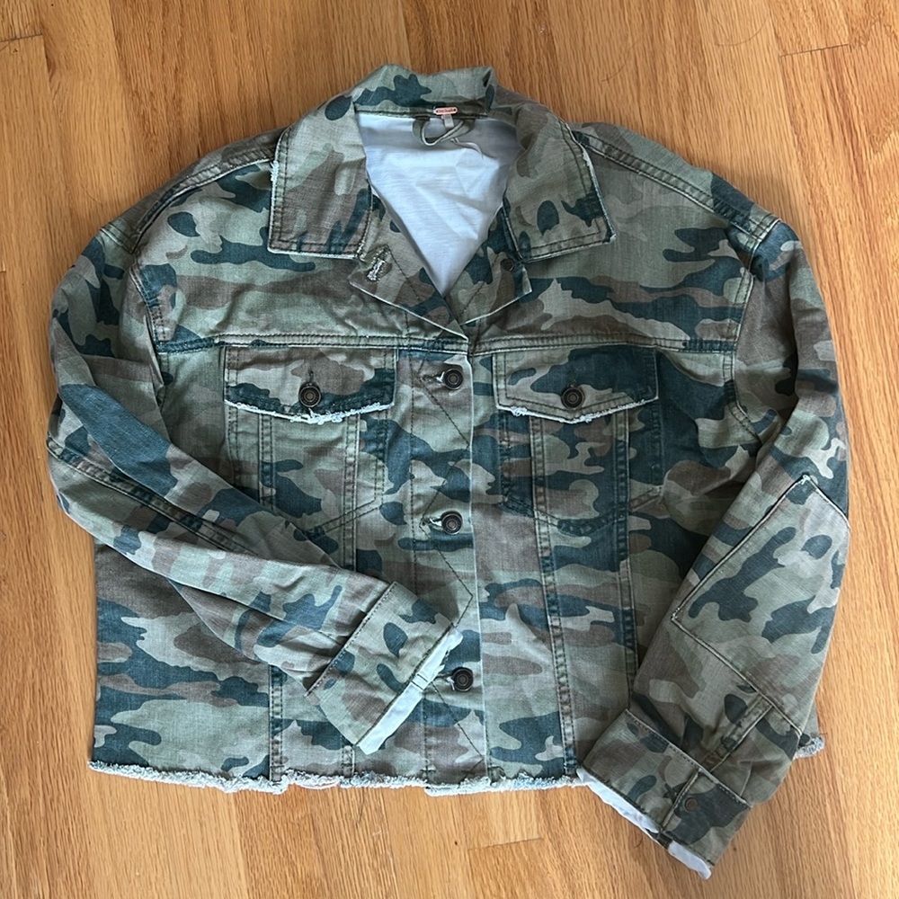 Free People Camo Jacket